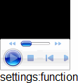 Safari Media player in
                    object